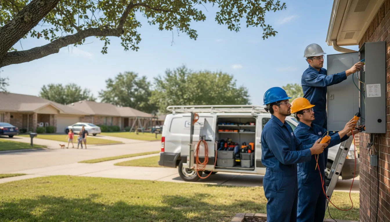 Certified electrician providing emergency electrical services in Naper, NE